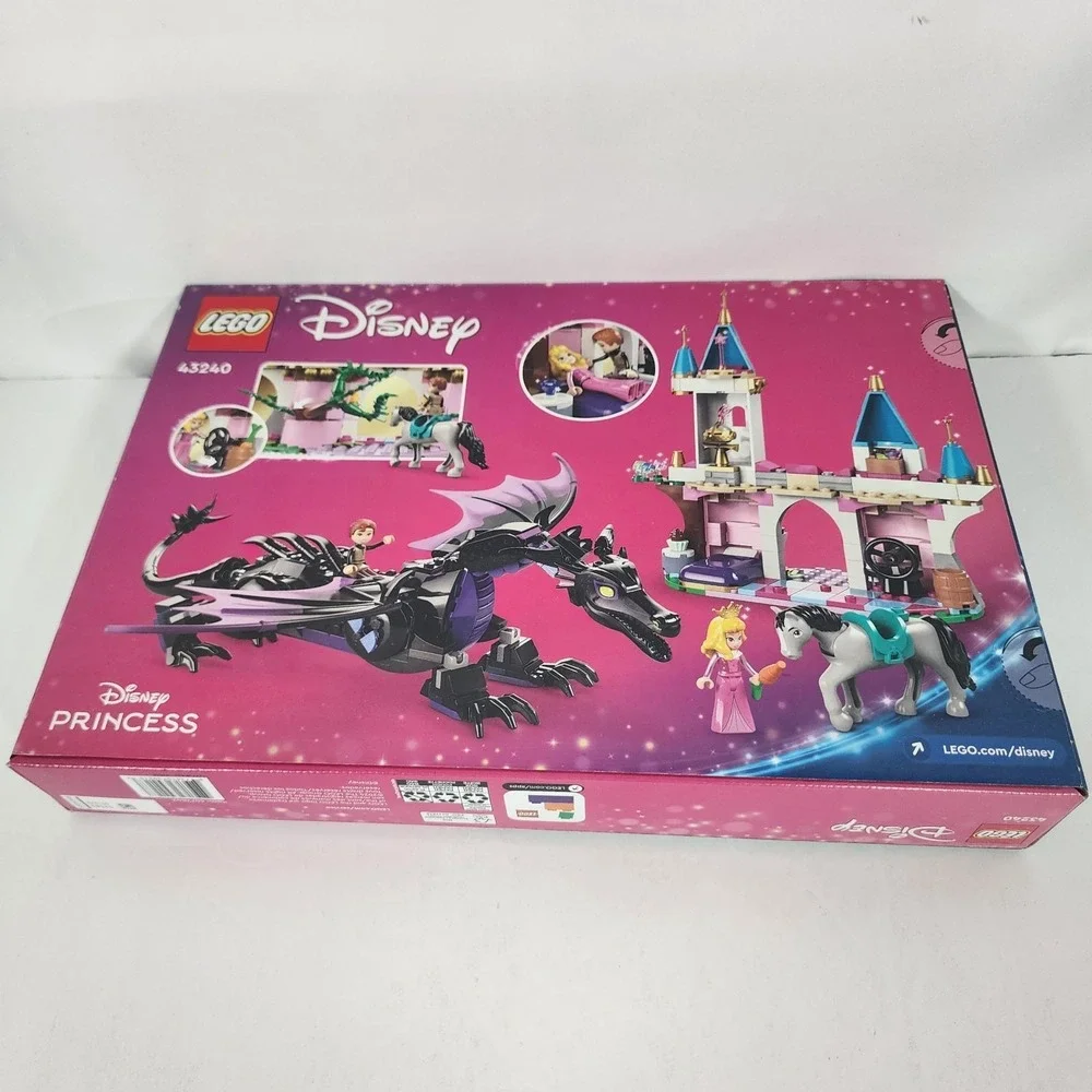 LEGO Disney Princess 43240 Maleficent's Dragon Form & Aurora's Castle Sealed